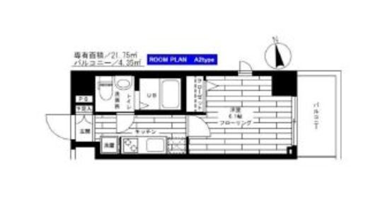 ステージグランデ高輪 2階 間取り図
