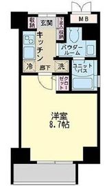 ミュージション門前仲町 703 間取り図