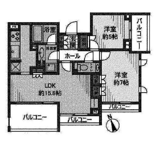 目白ガーデンヒルズ 7階 間取り図