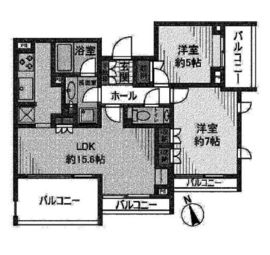 目白ガーデンヒルズ 7階 間取り図