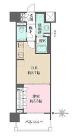 ザ・パークハウスアーバンス渋谷 10階 間取り図