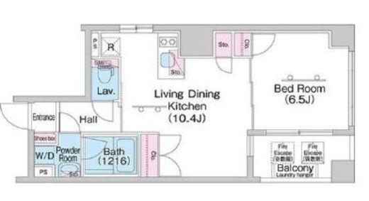 コンフォリア浅草駒形 901 間取り図