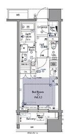 イニシアイオ西麻布 5階 間取り図