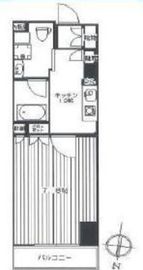 Feel A 渋谷 8階 間取り図