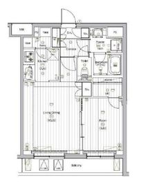 ザ・プレミアムキューブジー大崎 506 間取り図