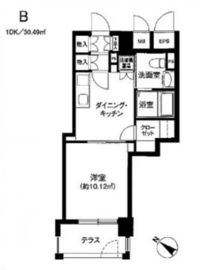 オリンピア代々木 102 間取り図