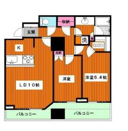 ワールドシティタワーズ アクアタワー 25階 間取り図