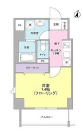 メゾン・ド・クロシェット 602 間取り図