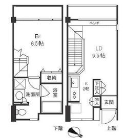 KDXレジデンス自由が丘 210 間取り図