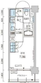 パークアクシス菊川ステーションゲート 405 間取り図