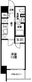 ルジェンテ木場 2階 間取り図