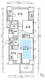 アスコットパーク日本橋浜町公園 9階 間取り図