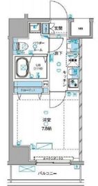 ジェノヴィア浅草3グリーンヴェール 6階 間取り図