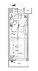 メイクス錦糸町 3階 間取り図