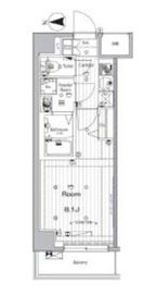 メイクス錦糸町 4階 間取り図