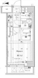 メイクス錦糸町 4階 間取り図