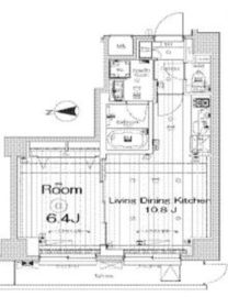 メイクス錦糸町 1階 間取り図