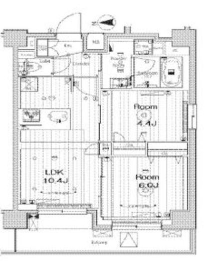 メイクス錦糸町 7階 間取り図
