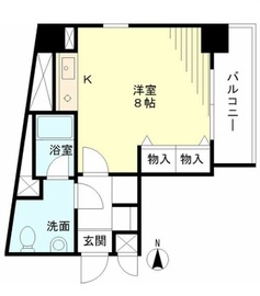 ポプラハウス 405 間取り図