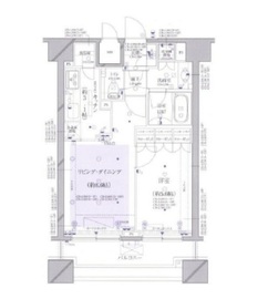 グラーサ白金高輪 16階 間取り図