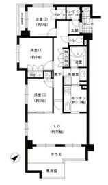 エスティメゾン巣鴨 101 間取り図