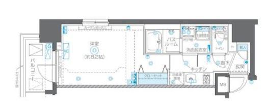 ZOOM秋葉原EAST 6階 間取り図