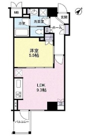 クオリア銀座 4階 間取り図