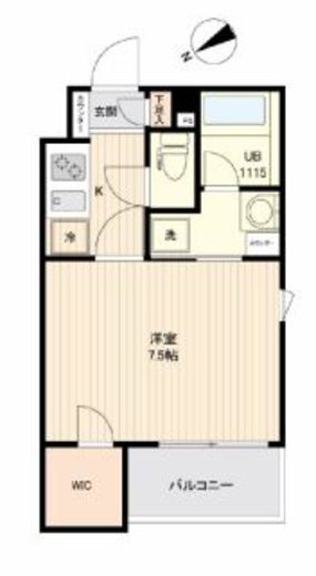 ライブカーサ門前仲町 501 間取り図
