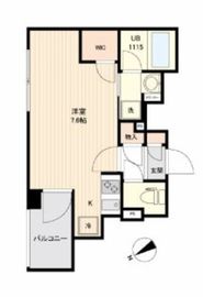 ライブカーサ門前仲町 403 間取り図