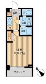 エコロジー都立大学レジデンス 407 間取り図