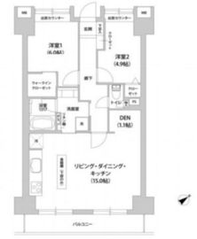 アウルコート南池袋 204 間取り図