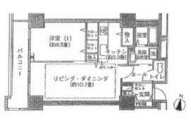 シティコート目黒 2-402 間取り図