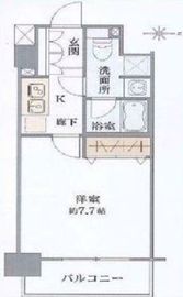 プレール・ドゥーク京橋 11階 間取り図