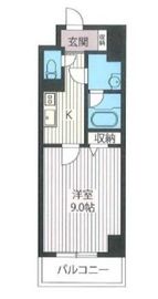 エスティメゾン秋葉原 1102 間取り図