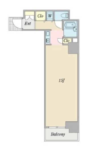 プロシード日本橋本町 611 間取り図