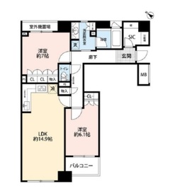 パークハウスエスプラナード 5階 間取り図