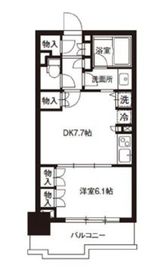 レジディア御茶ノ水 1004 間取り図