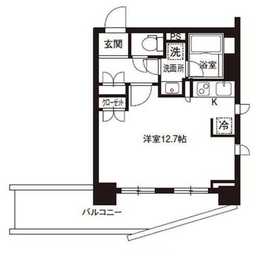 レジディア御茶ノ水 401 間取り図