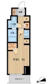 ファインアドレス新御徒町 202 間取り図