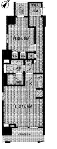 プライムアーバン日本橋横山町 1008 間取り図