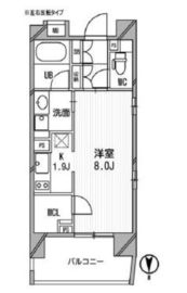 クリオ西池袋 14階 間取り図