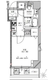 シュロスミーナ神楽坂 303 間取り図
