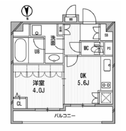 クリオ三田ラ・モード 908 間取り図