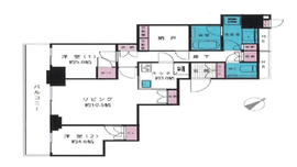 ミッドタワーグランド 17階 間取り図