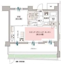 ブリリア旗の台 409 間取り図