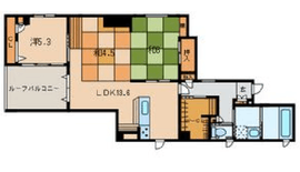 蔵前蔵マンション 1101 間取り図