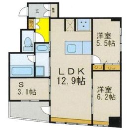 オープンレジデンシア南青山骨董通り 9階 間取り図