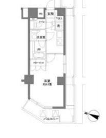 カスタリア大塚2 1202 間取り図