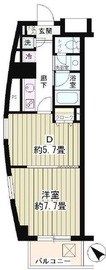 エステージ六義園 201 間取り図