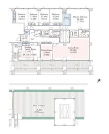 ラ・トゥール代々木上原 B401 間取り図